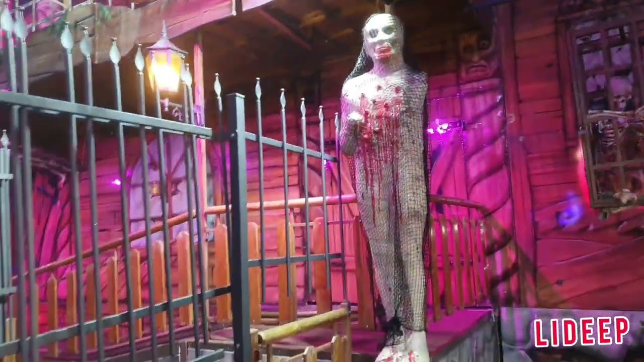 Casa dei mostri giostra - fantasmi - mostri - horror - giostre - Lideep - video per bambini