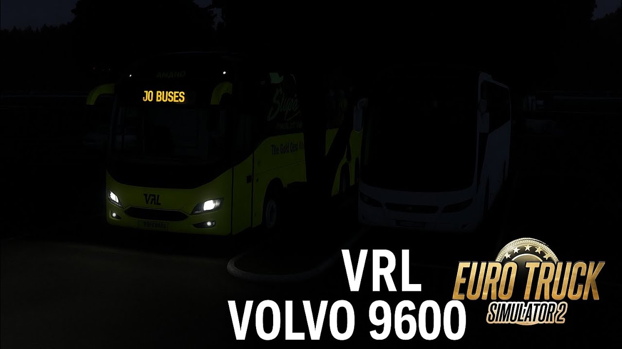 VRL Volvo 9600 Bus Mod in ETS2 | Indian Luxury Bus | CRS Creation Mod