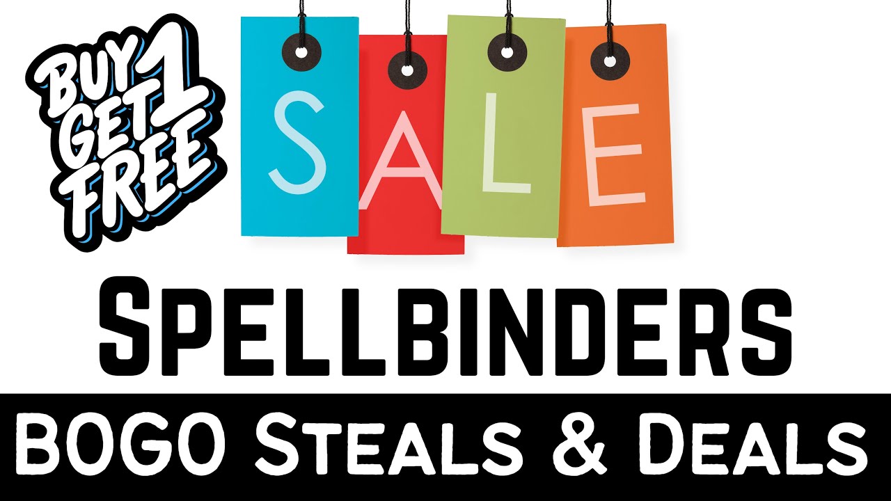 Must See! BOGO Steals & Deals Sale at Spellbinders & Crafty HAUL | #papercraft #cardmaking