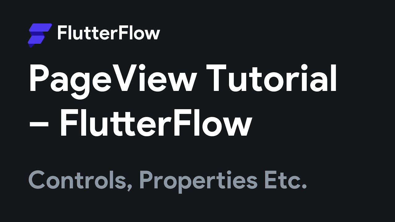 How To Use Page View FlutterFlow | FlutterFlow Tutorial