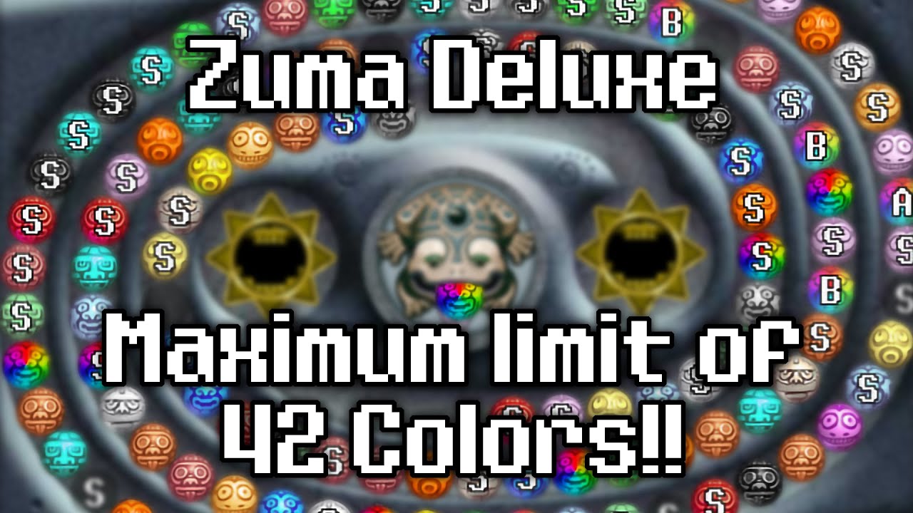 Zuma Deluxe but Maximum limit of 42 Colors!!