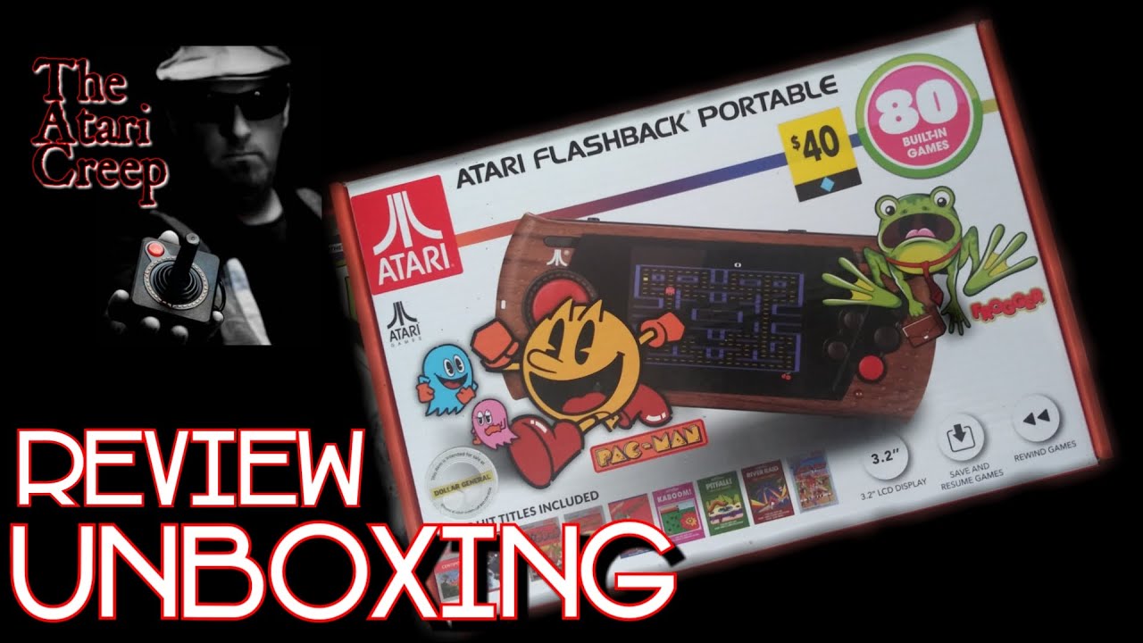 AtGames Atari Flashback Portable Woodgrain Unboxing/short REVIEW | The Atari Creep