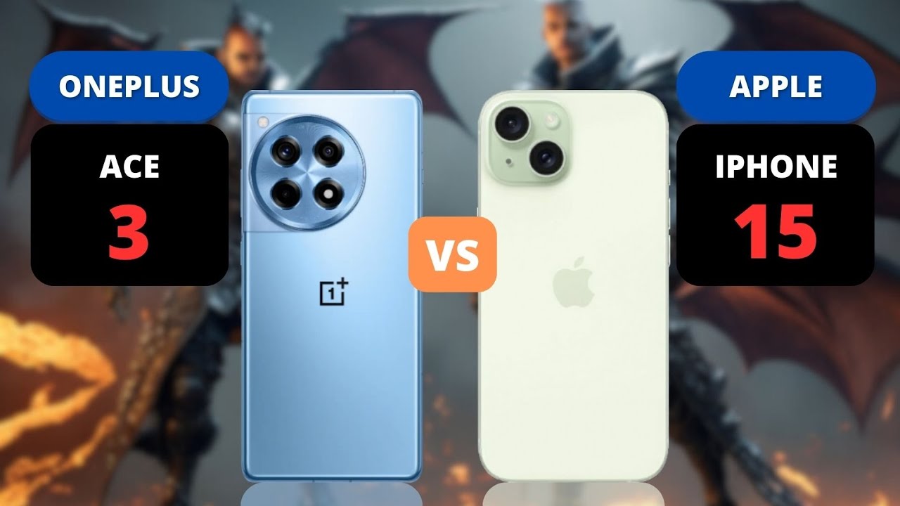 OnePlus Ace 3 5G vs Iphone 15 5G | PHONE COMPARISON