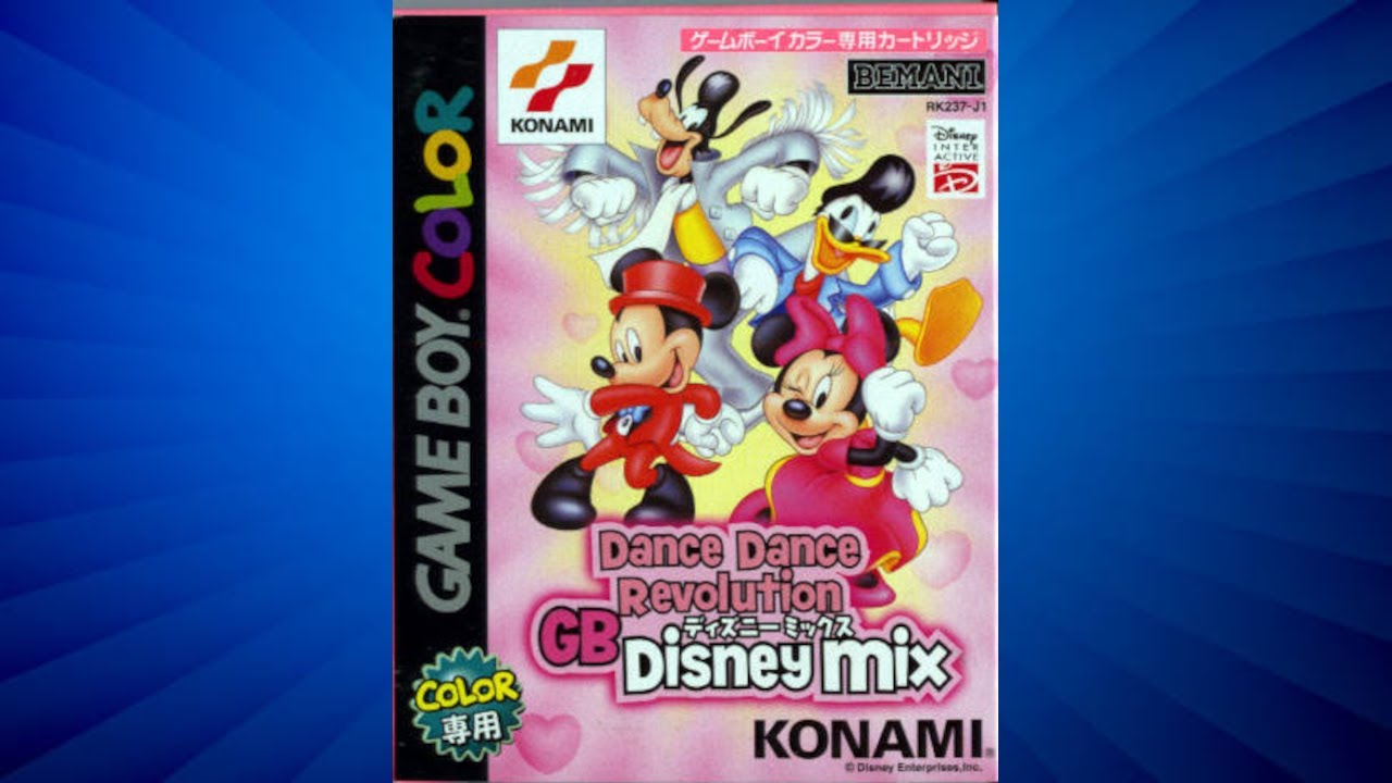 👀Dance Dance Revolution GB Disney Mix - Nintendo Game Boy Color - All songs