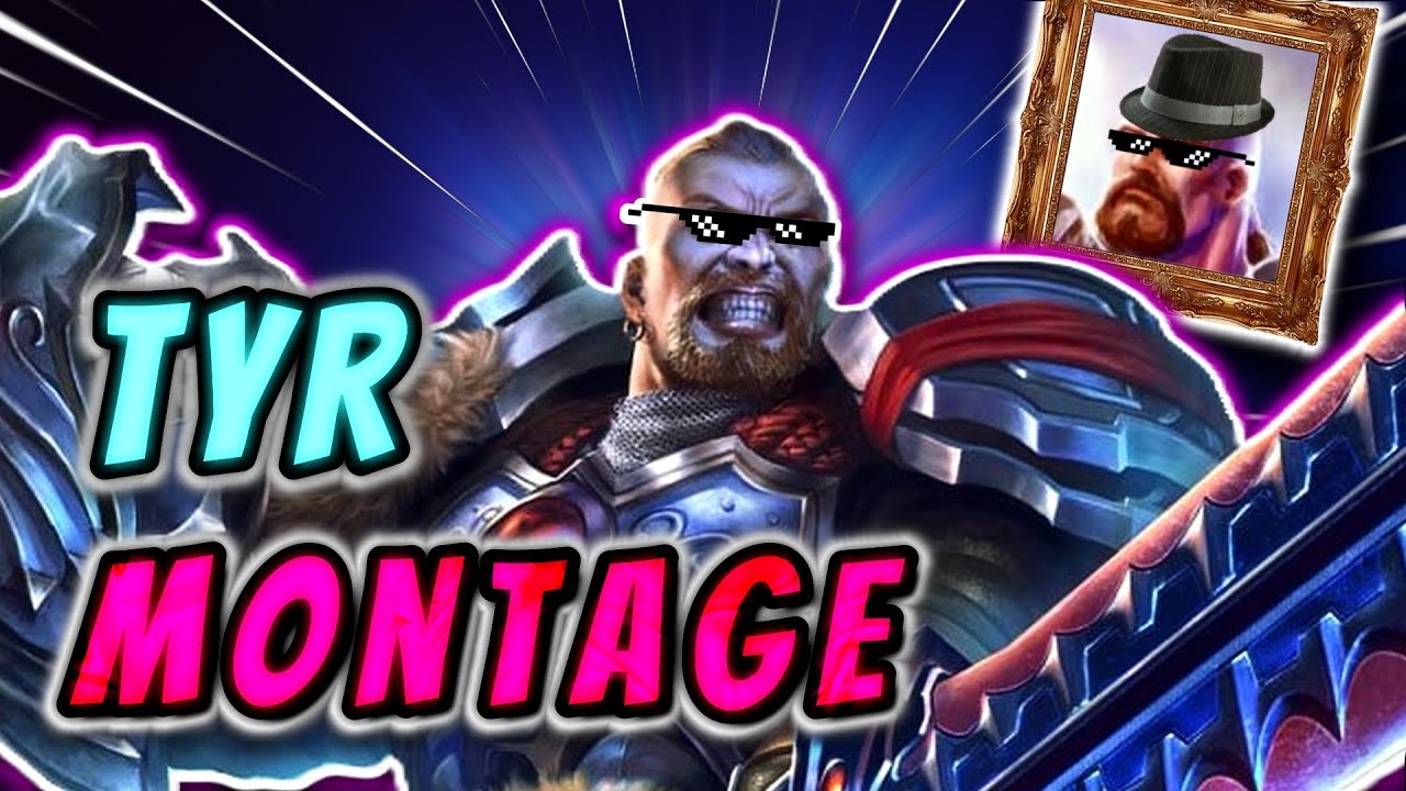 SMITE TYR MONTAGE | One last DANK Tyr montage before SMITE 2.