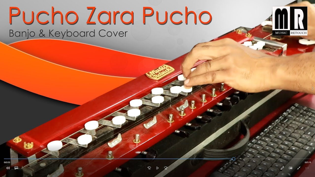 Pucho Jara Pucho (Raja Hindustani ) Banjo Cover | Bollywood Instrumental | by Music Retouch