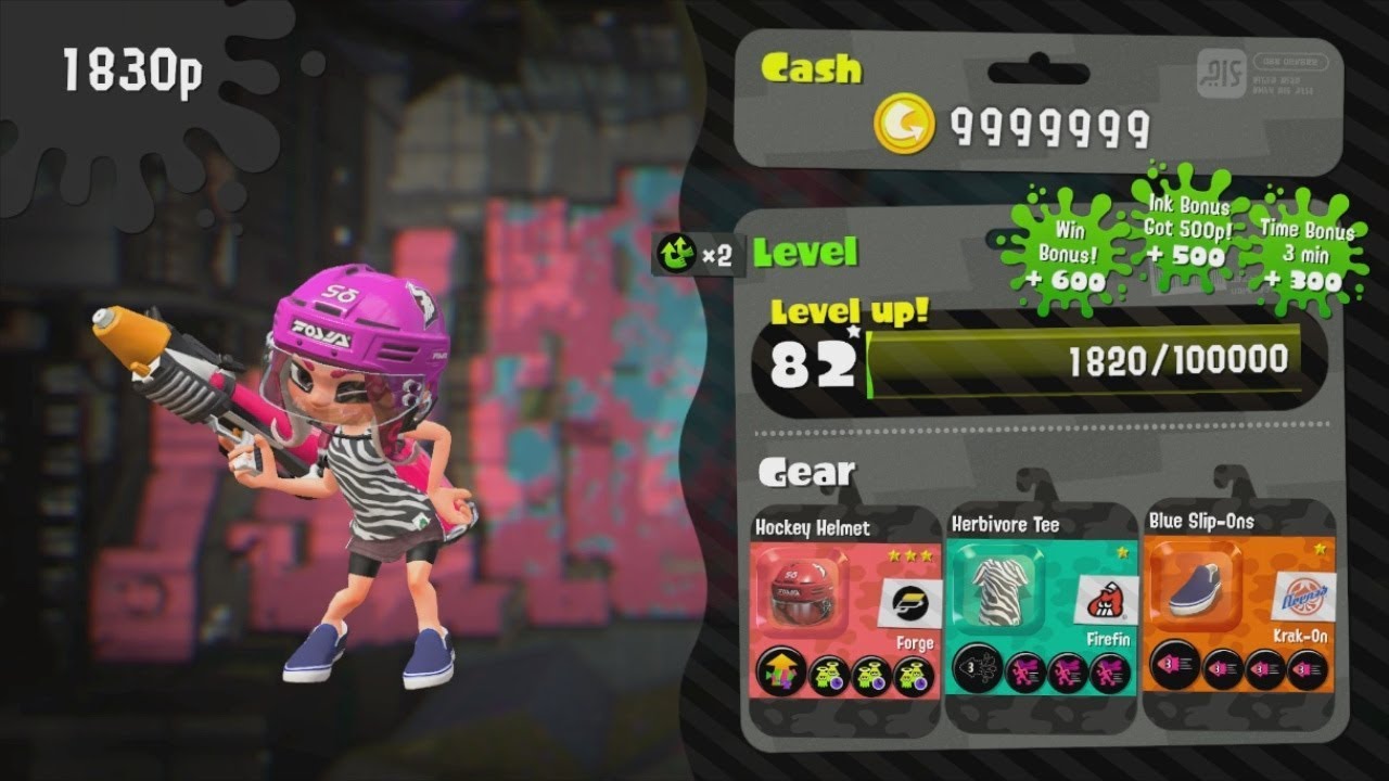 Splatoon 2 - Turf War - Reaching Level 82 Star