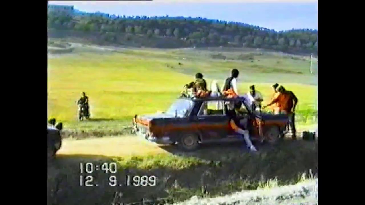 Portillo (Valladolid) - Fiestas 1989 - 12 Septiembre - Encierro por el campo