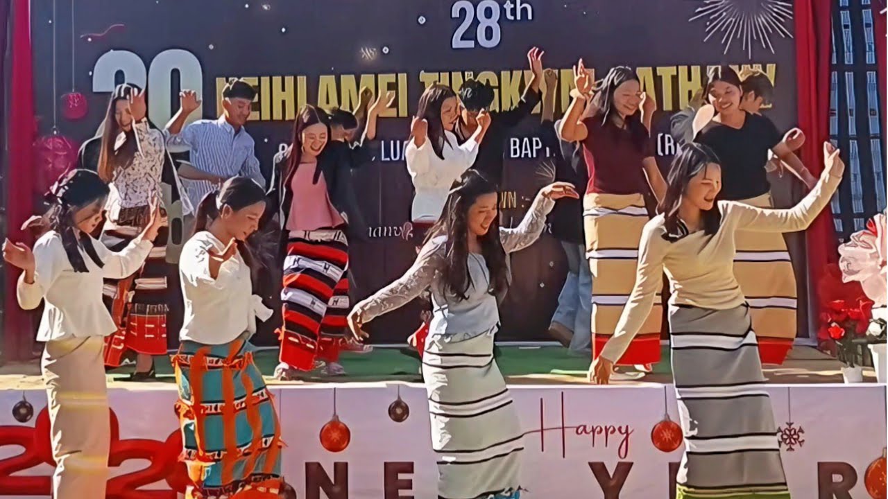 Zaihla sa In group dance// lungraeng 2 Gairiluang Baptist Church (BYF)