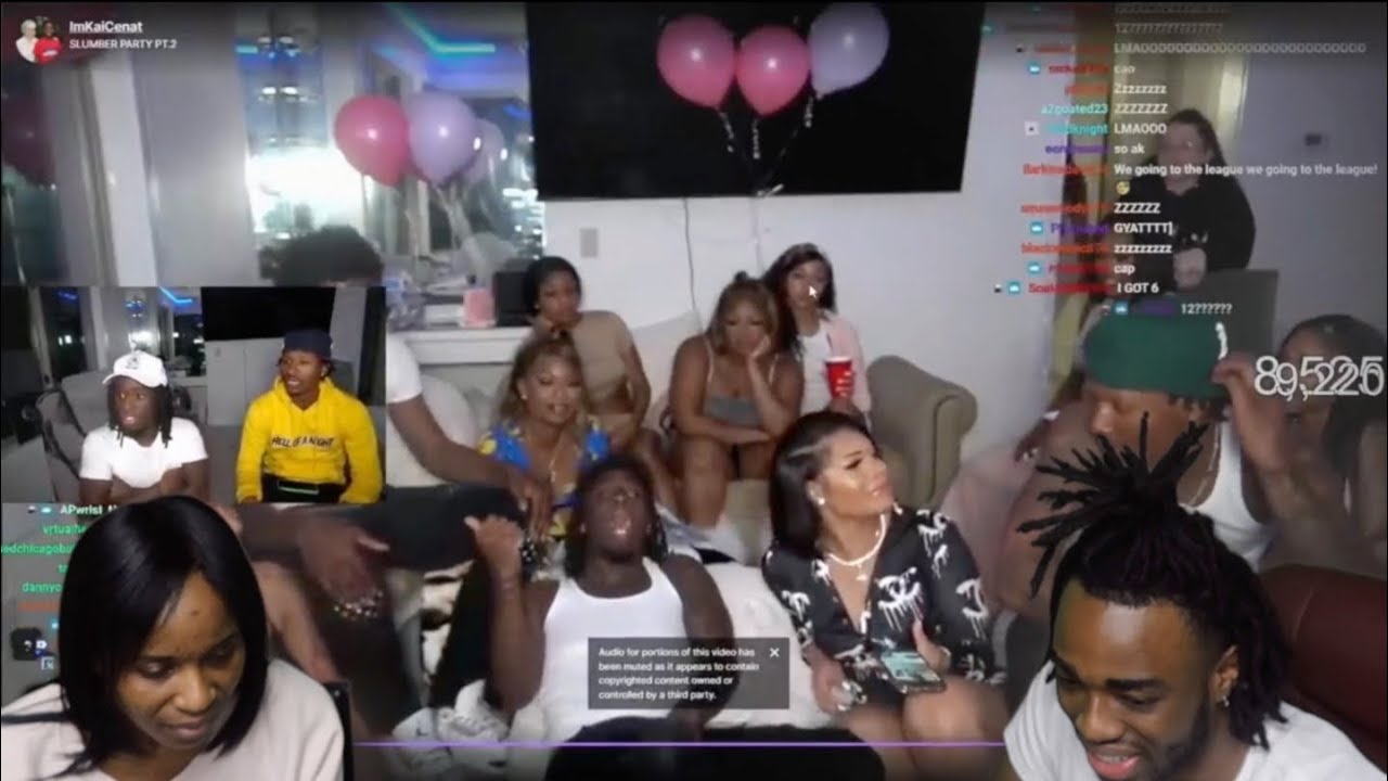 W MANS 😂 DUKE DENNIS STEALS KAI'S BADDIE ?? SLUMBER PARTY 2