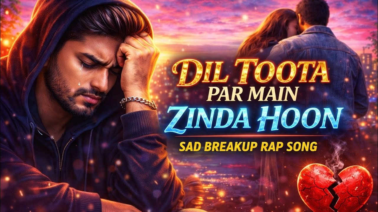 Dil Toota Par Main Zinda Hoon 💔 | Sad Breakup Rap Song 2026 | Hindi Rap Song | Heartbroken Rap
