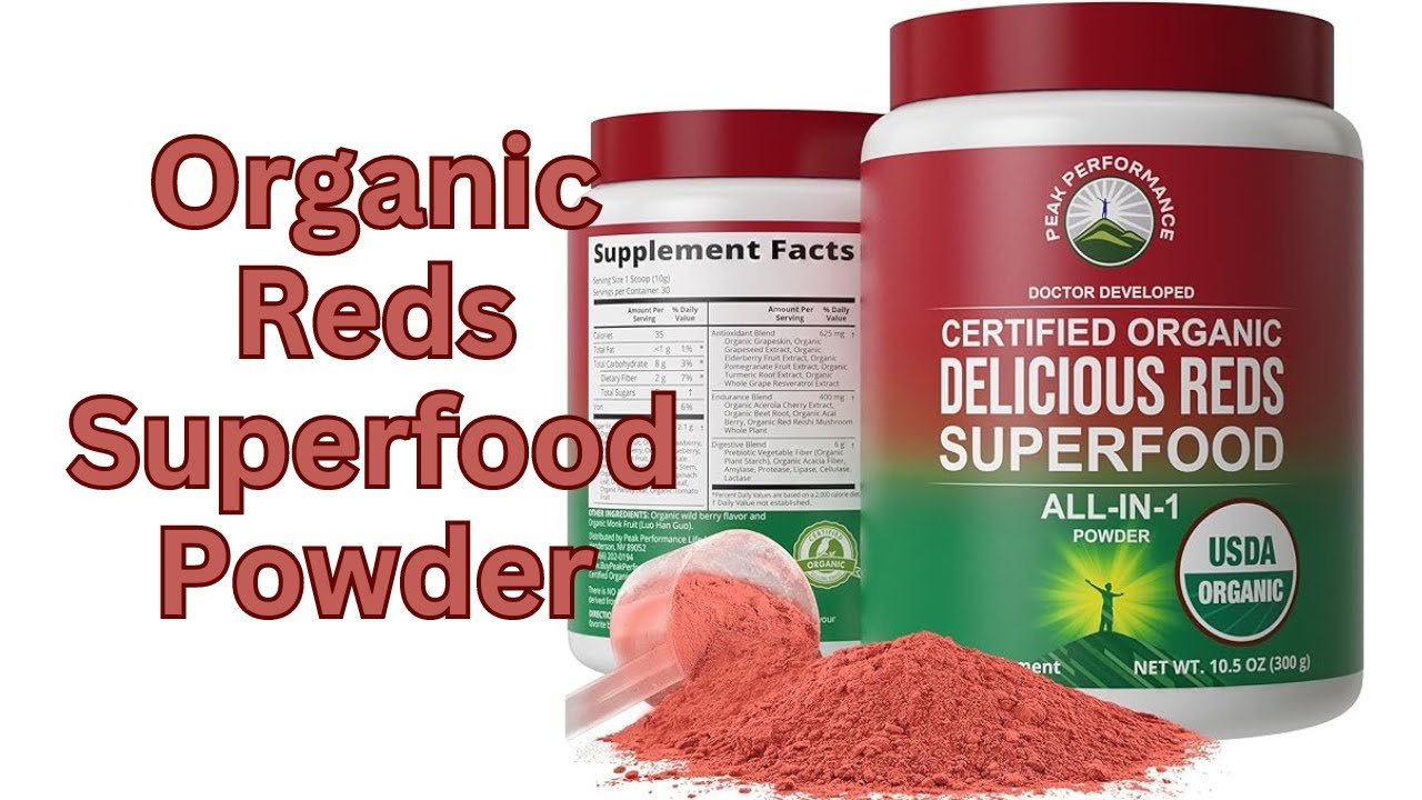 Organic Reds Superfood Powder. #amazonfinds #superfood #organic #productreview