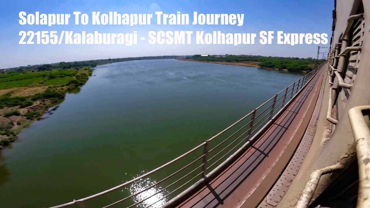 Solapur To Kolhapur Train Journey | 🇮🇳