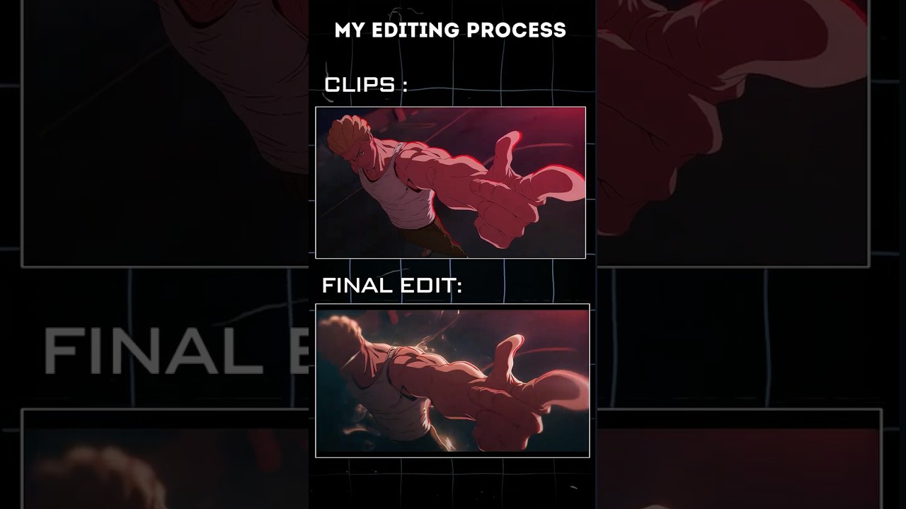 My Editing process #aftereffects #editing #jujutsukaisen #anime #hakari #yuji #yujiitadori
