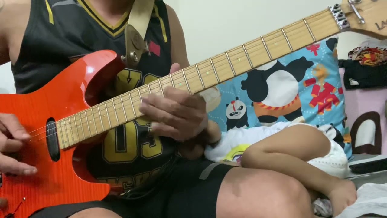 Dm jam track with my Laguna greg howe guitar
