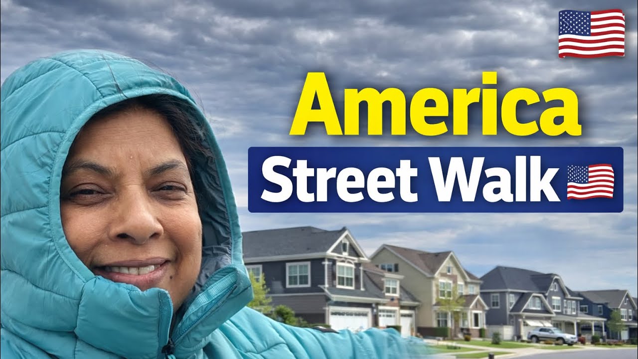 America Street Walk 🇺🇸 | Real Life in USA | Ghar & Clean Neighborhood Tour#viral #trending 