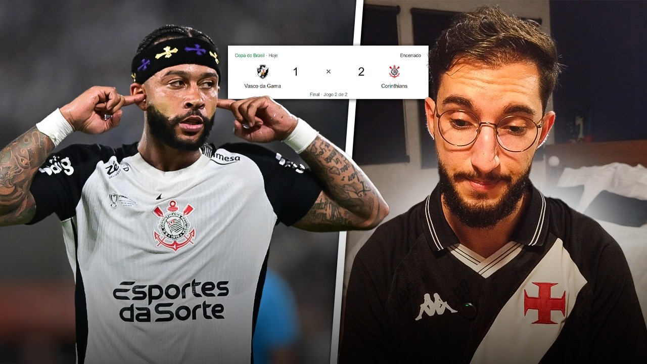 Vasco 1 x 2 Corinthians - VASCO PERDE FINAL DA COPA DO BRASIL!