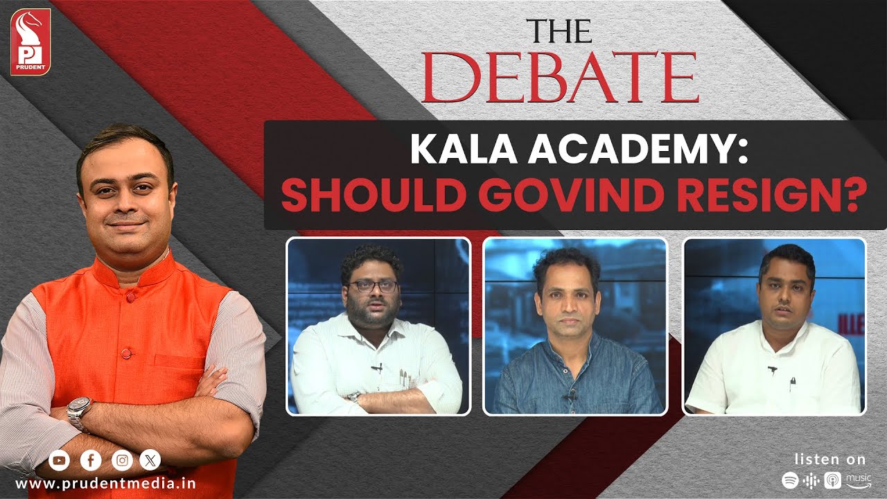 Kala Academy: Should Govind resign? | The Debate | Prudent | 210624