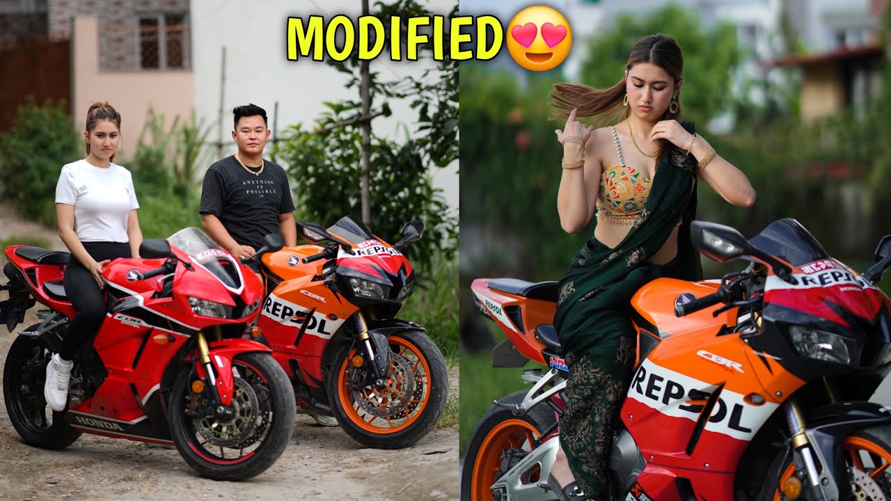 ALISHA SANGA SUPERBIKE RACE PARYO😍 / CBR 600RR / @alishakhadgi9769