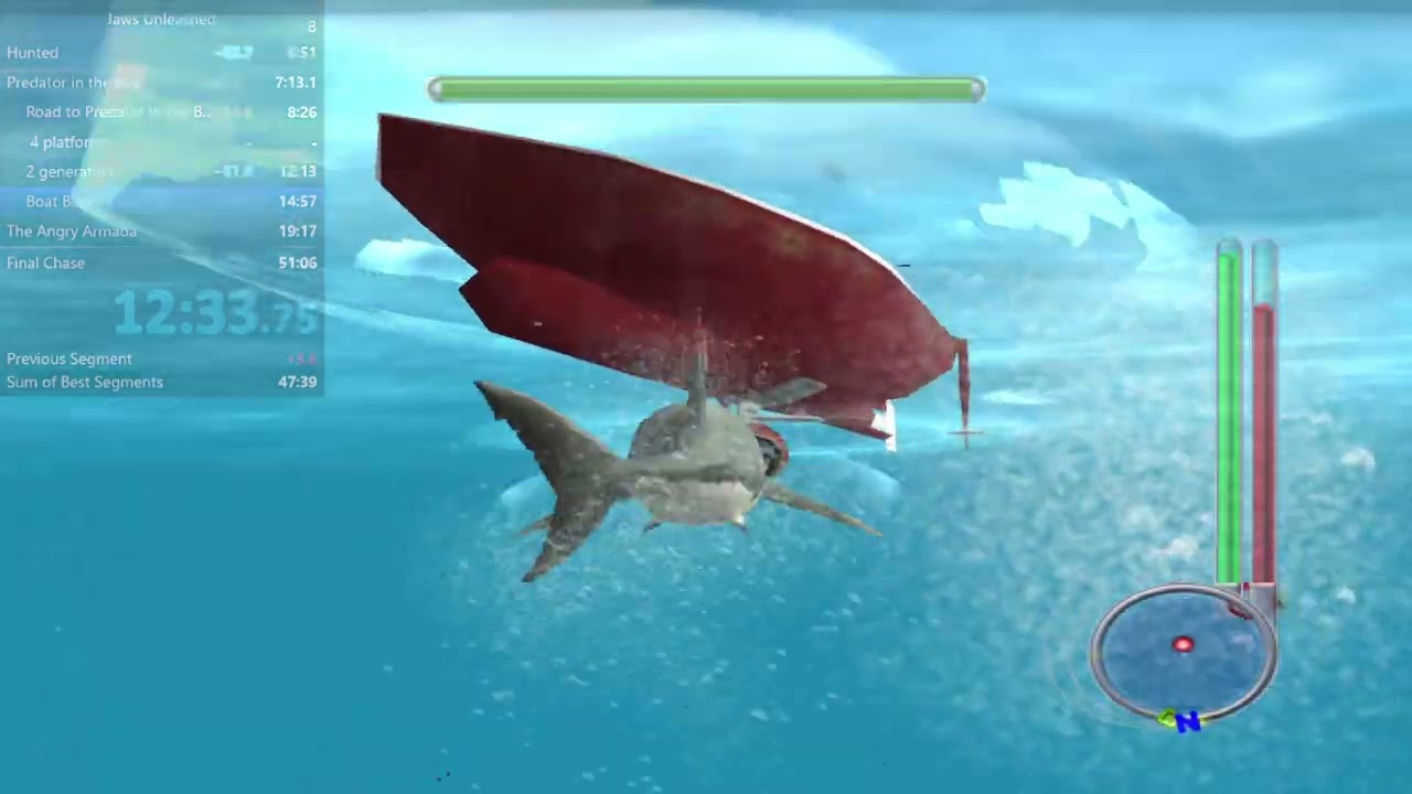 Jaws Unleashed (46min44) Blooood category