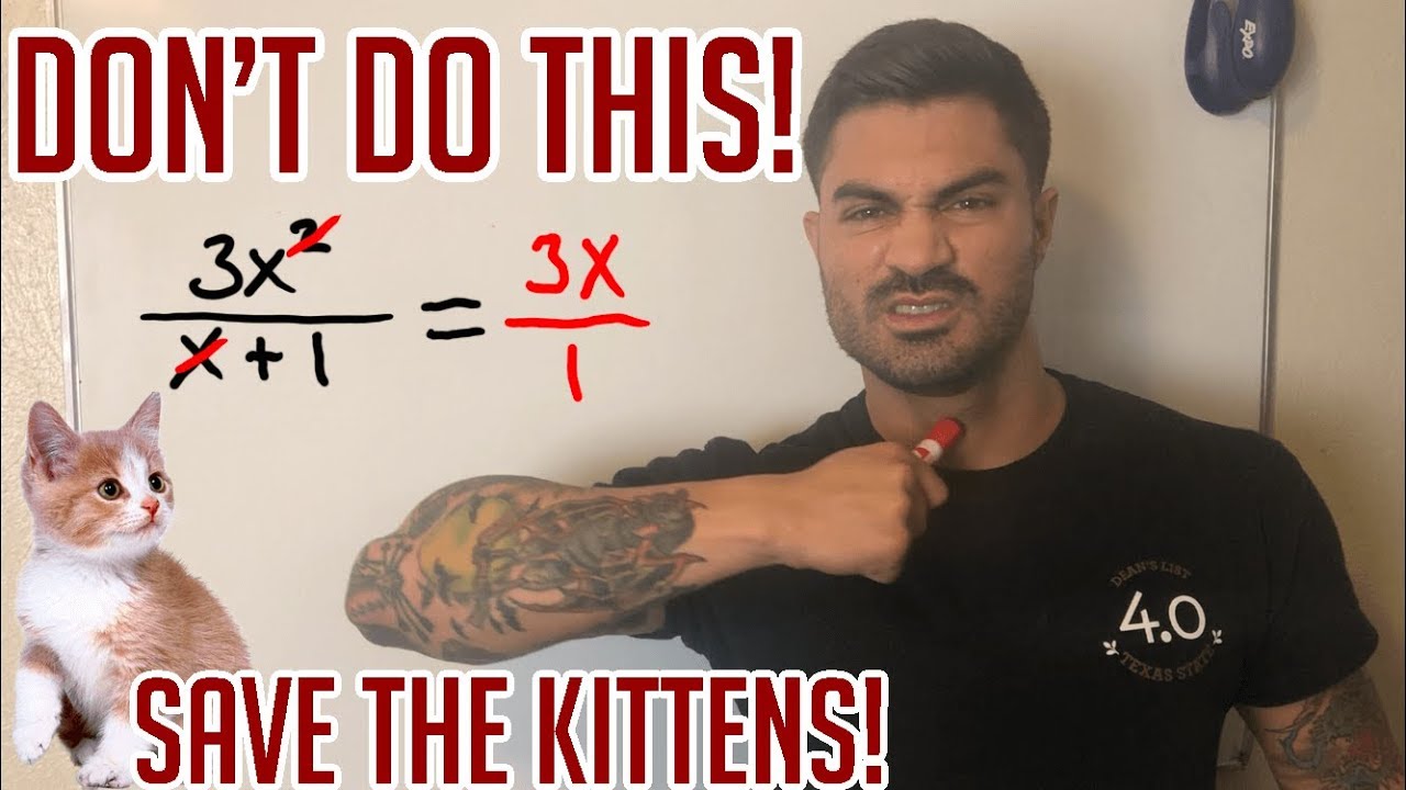 AVOID THESE COMMON MATH MISTAKES!
