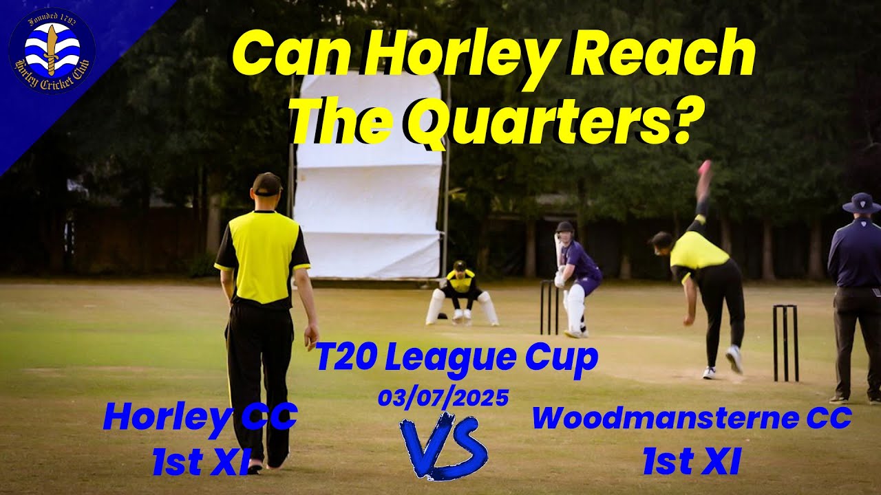 1st XI T20 Action back at “The Hoval” enormous 6s going out the ground! Horley vs Woodmansterne 1s