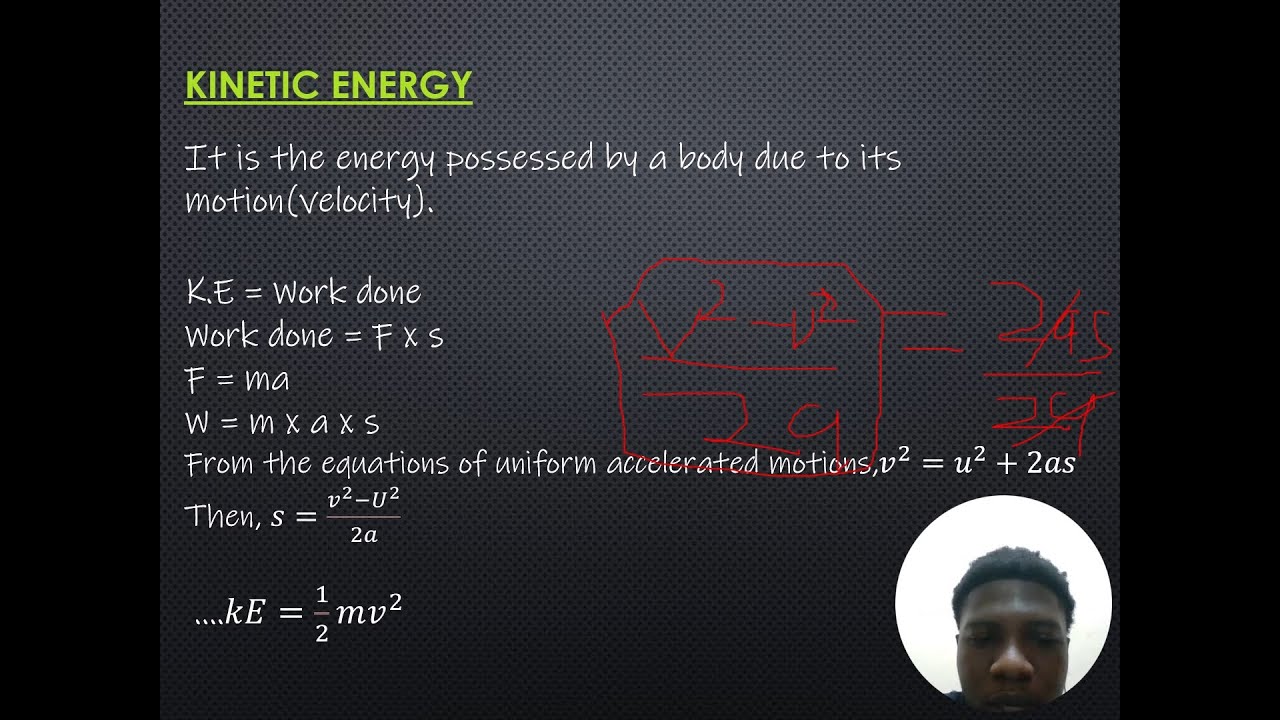 WORK, ENERGY AND POWER