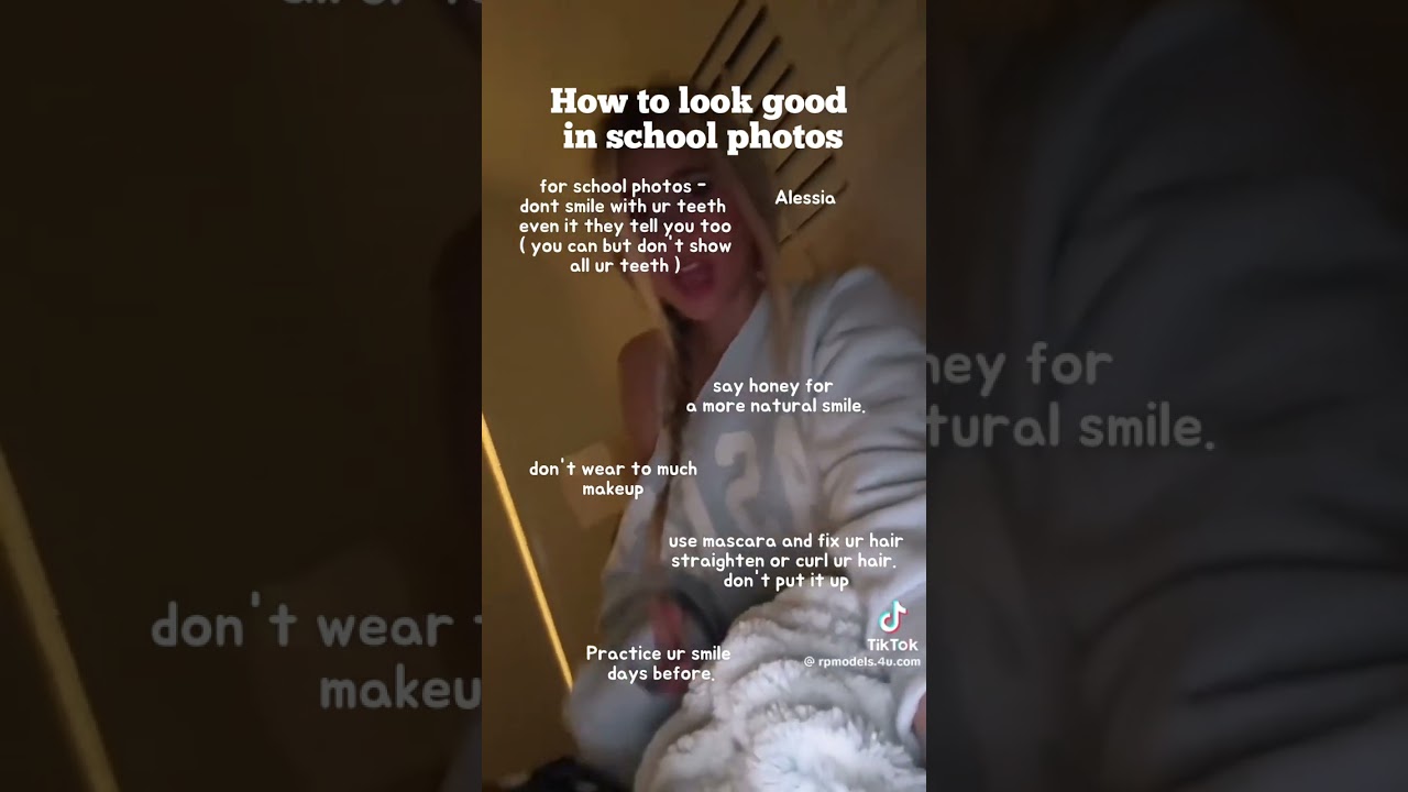 How to look good in school photos #school #photos #photoday #pictureday #tipsforyou #xyzcba #fyp
