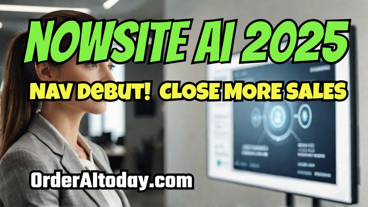 NOWSITE AI: Official Launch NowSite Nav, Close More Sales