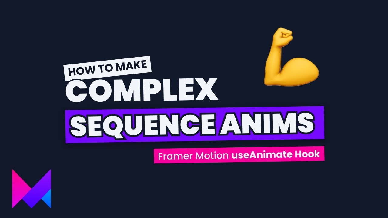 Сложные анимации с Framer Motion и React || useAnimate Hook