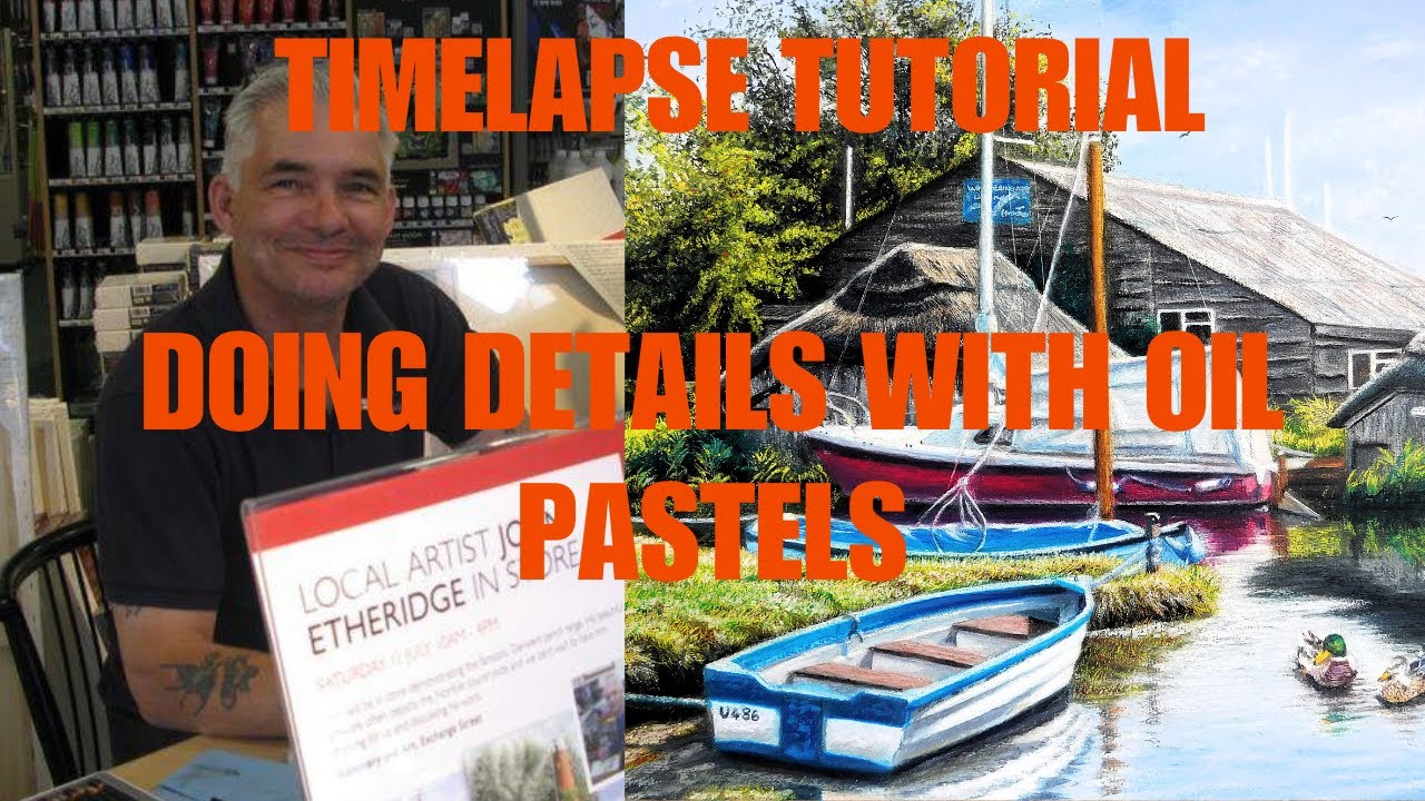 Tutorial-  Details in Oil Pastels Timelapse version