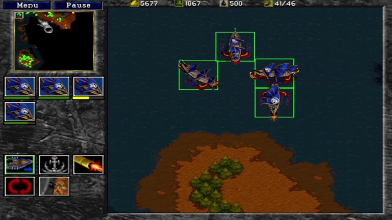 Warcraft 2   Tides of Darkness   Human Campaing Map 12