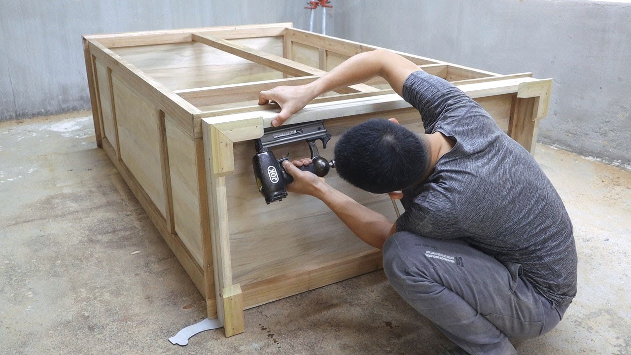 Amazing Bedroom Interior Design Project // How To Build Wardrobe Extremely Fast and Simple