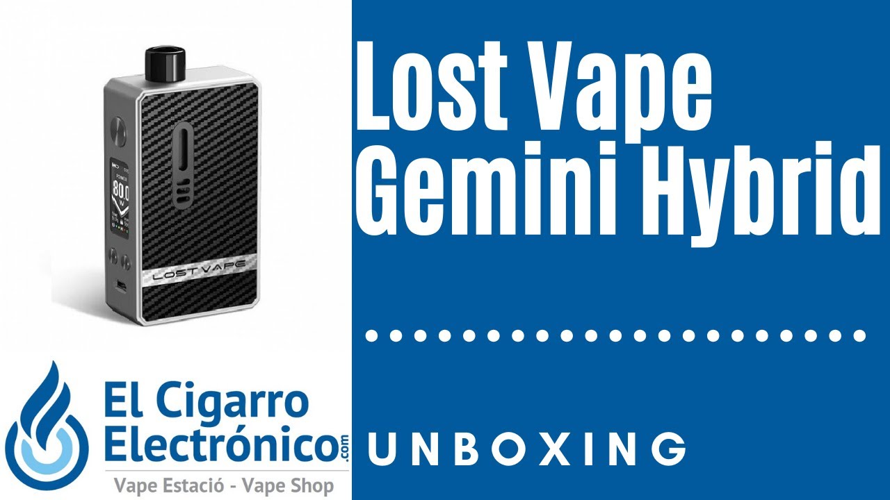POD MOD GEMINI HYBRID DE LOST VAPE | Unboxing