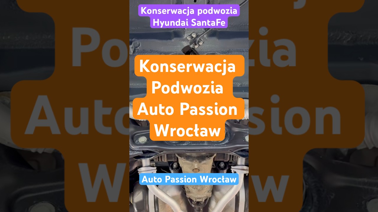 Konserwacja podwozia Hyundai SantaFe - Auto Passion Wrocław #automobile #praca #detailing #shorts