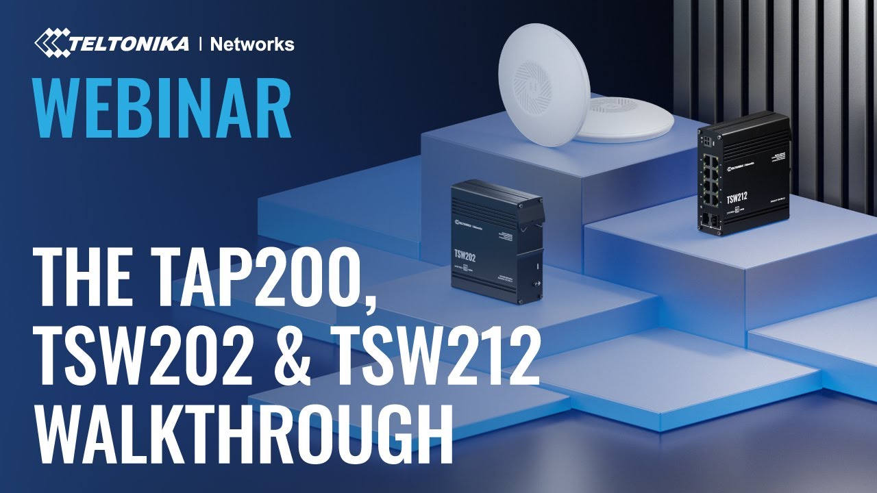 The TAP200, TSW202 & TSW212 Walkthrough | Webinar