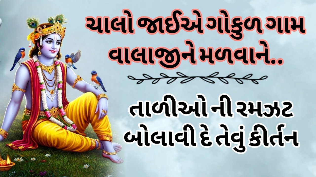ગુજરાતી કીર્તન સાલો જાઈએ ગોકુળ ગામ વાલાજીને મળવાને 🙏 new Gujarati bhajan | kirtan | dhan mandali