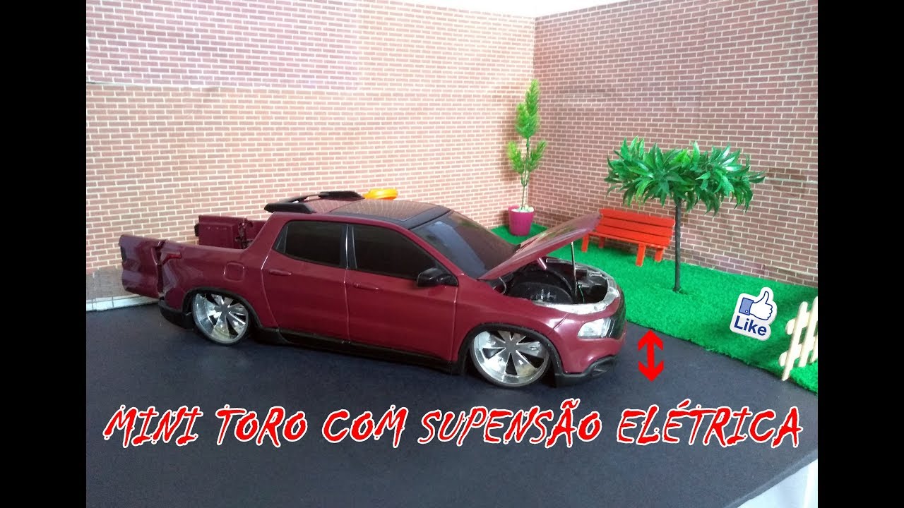 Mini toro com suspens&atilde;o el&eacute;trica em funcionamento