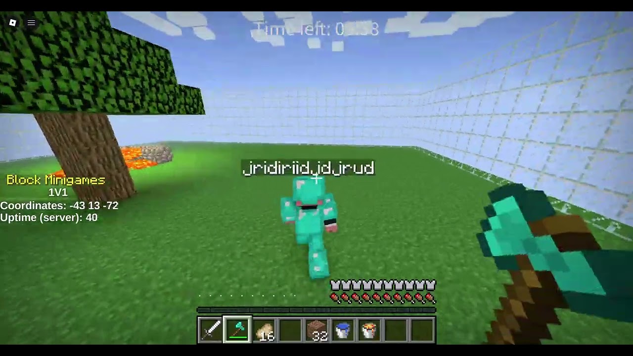 minecraft in roblox pvp