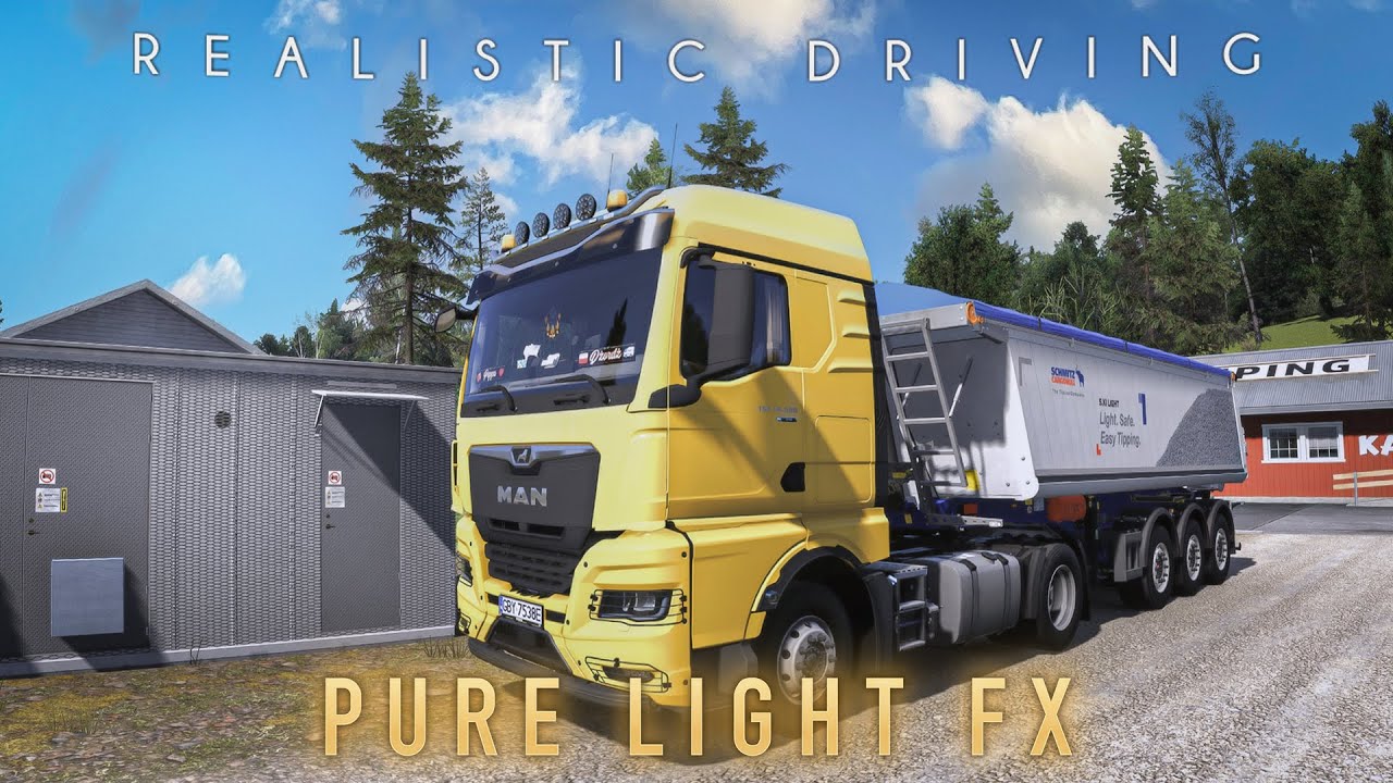 Excavated Earth 🚧 Realistic Delivery MAN TGX 18.580 | PURE LIGHT FX