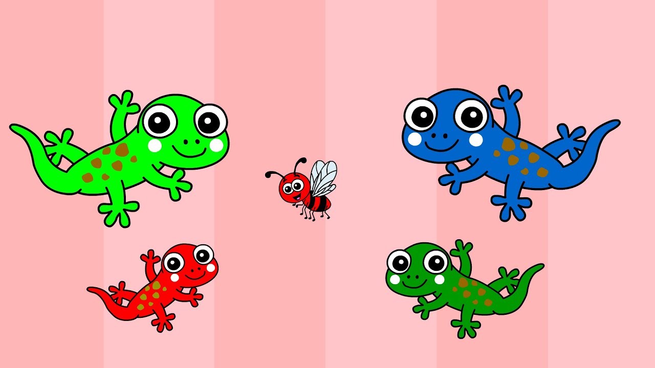 Gecko on the wall | Lagu anak populer | Popular Kids Song