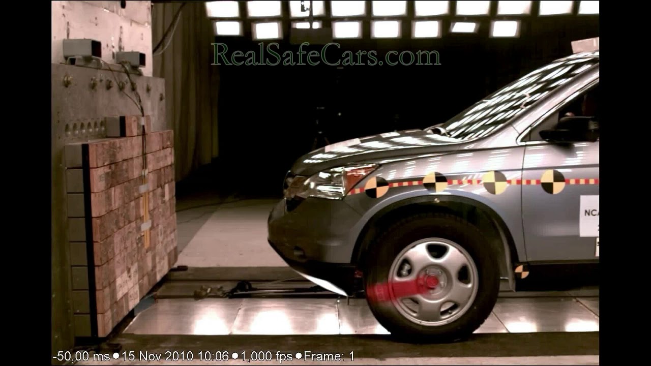 Honda CR-V (2010-2011) Crash Tests (Side-Pole, Front, Side)