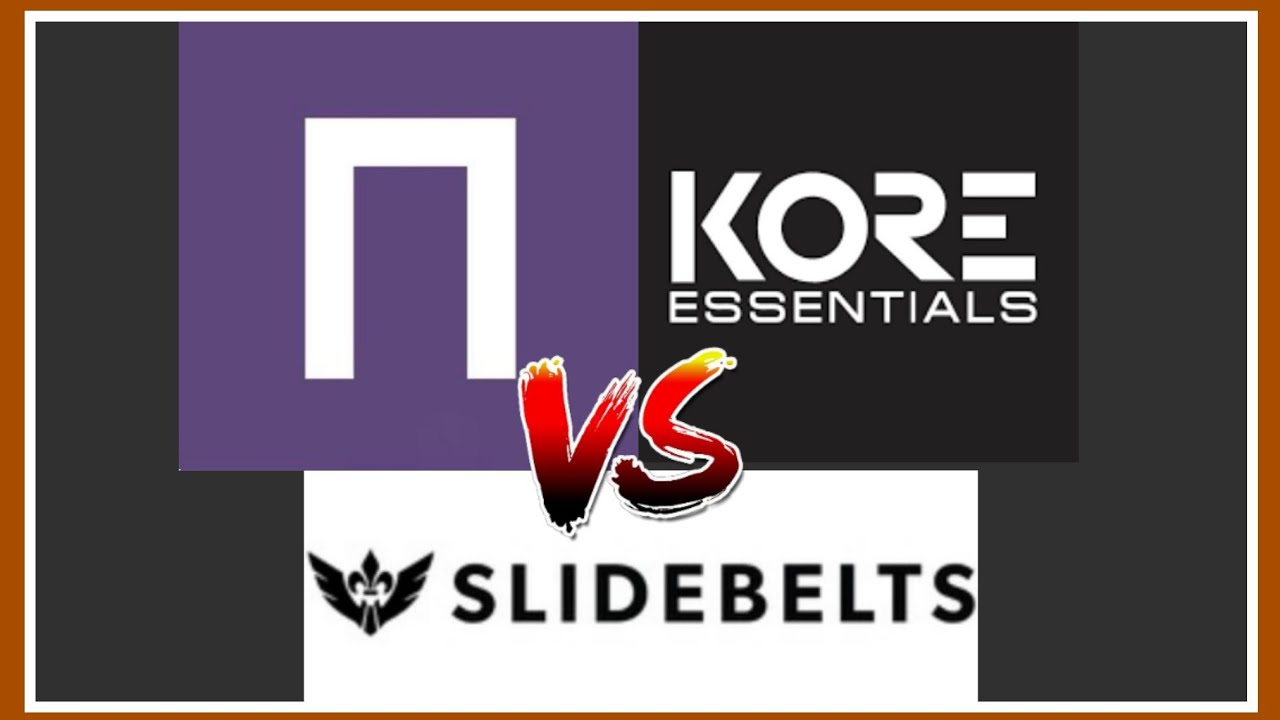 Какой ремень лучше? | Anson vs Kore vs Slidebelts