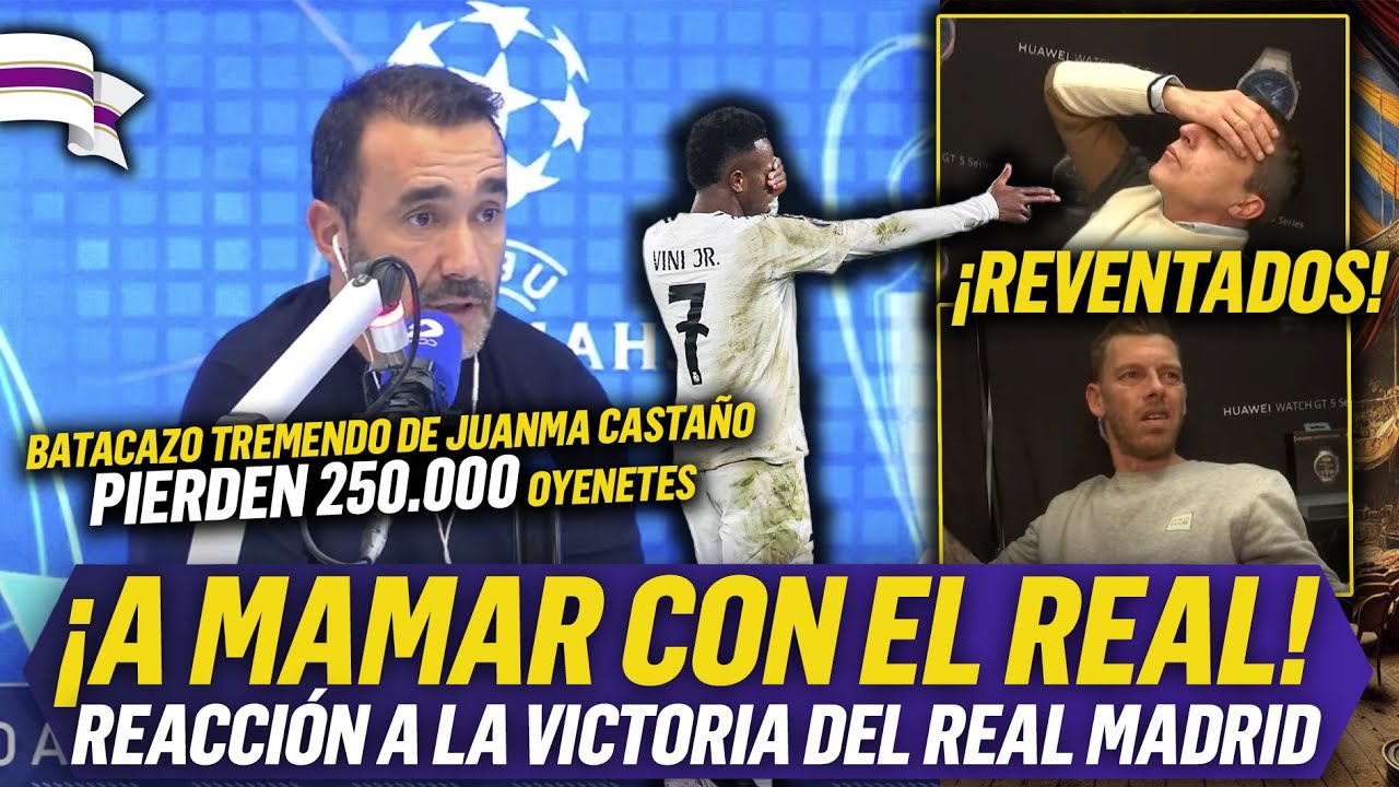 💥JOTA JORDI y CRISTOBAL SORIA HUNDIDOS por la VICTORIA del REAL MADRID