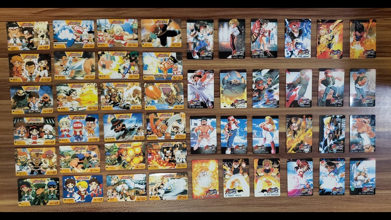 unboxing [ KOF 94-95 mini cards collection ] by SIMBA_SNK94-95