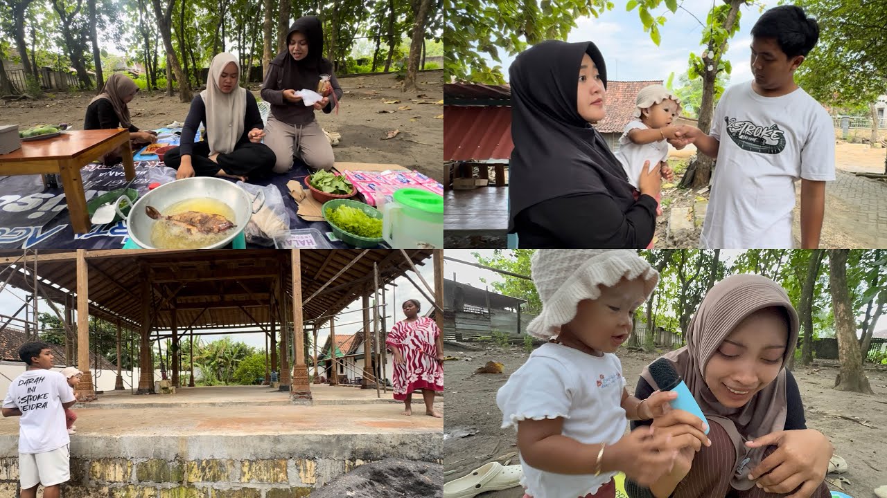 KINARA SI BLONCENG KECIL WES PINTER NJOGET SAMPE BAWAH HAHAH - Sore hari yang syahdu 🤗🥰🥳✨