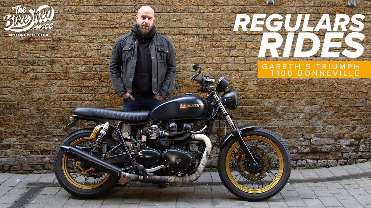 Регулярные поездки: Triumph Bonneville T100 Гарета