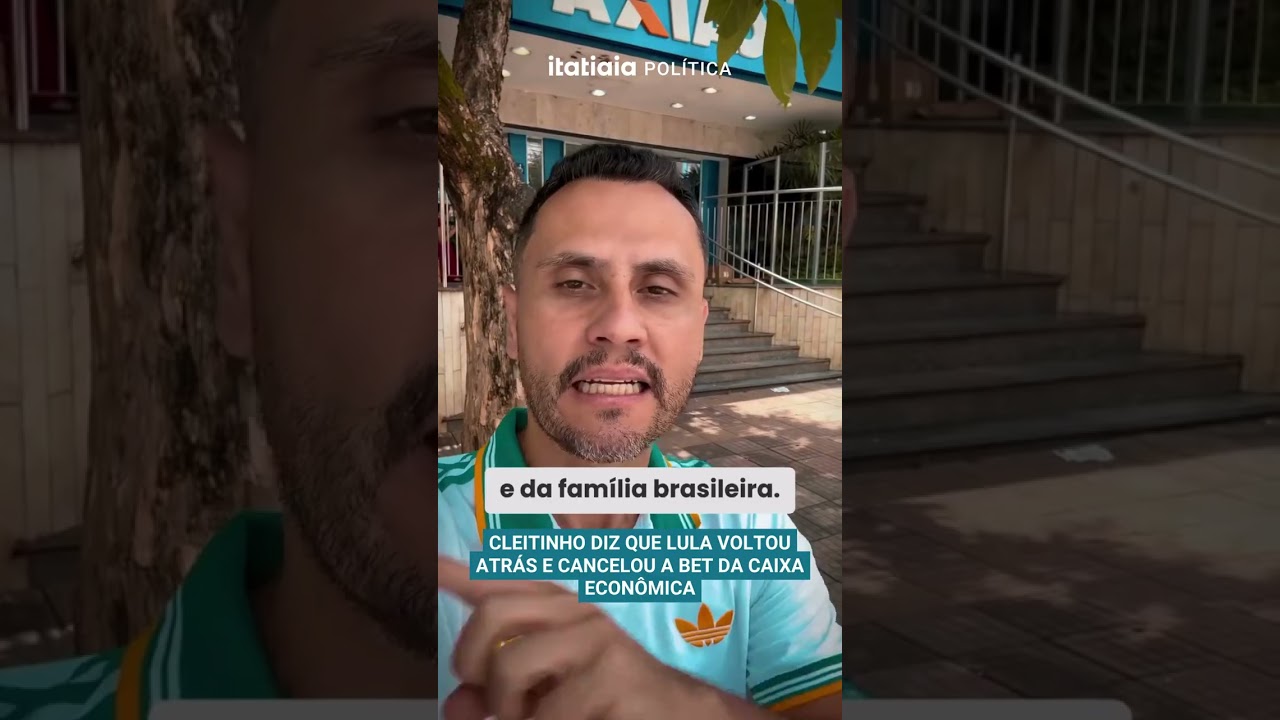CLEITINHO DIZ QUE LULA VOLTOU ATR&Aacute;S E CANCELOU A BET DA CAIXA ECON&Ocirc;MICA