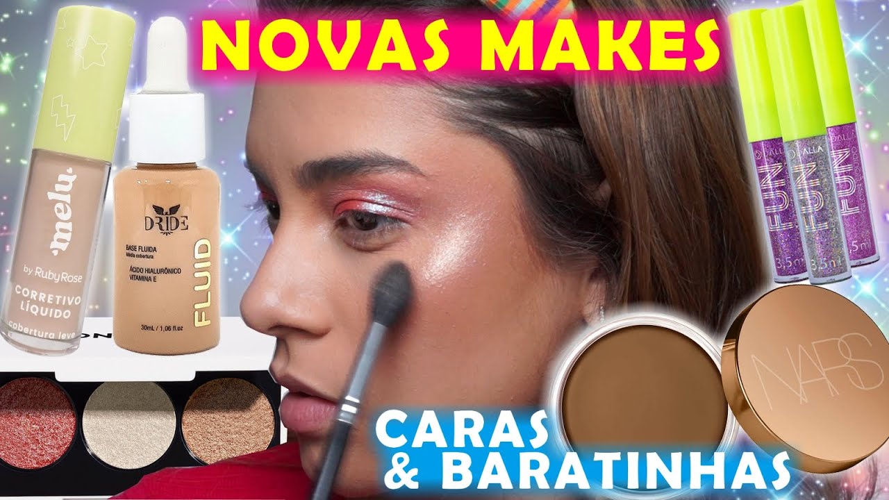 🔥CONTORNO CREMOSO DA NARS, BASE FLUÍDA DRIDE, CORRETIVO MELU, GlOSS DALLA E +