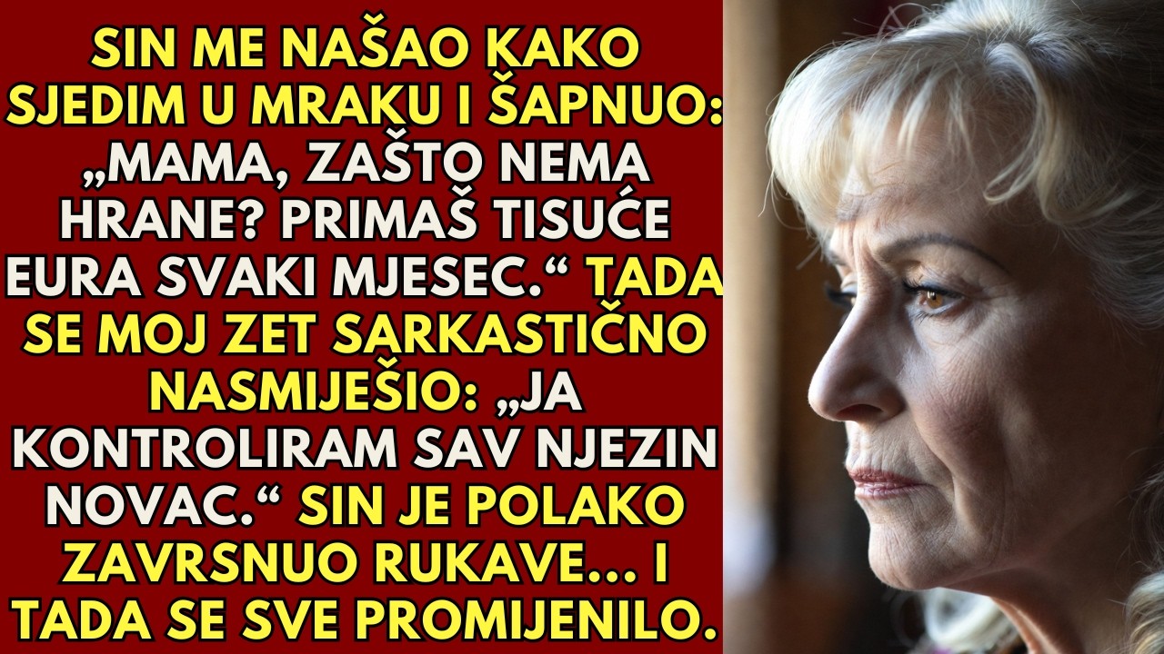 Sin me pronašao kako sjedim u mraku i šapnuo: „Mama, zašto nema hrane? Zarađuješ 8000 eura.“